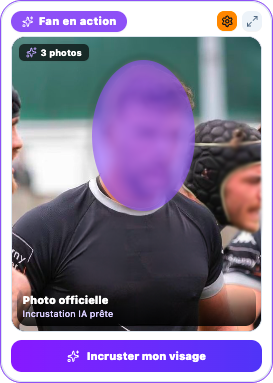 Capture du widget Fan en action