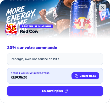 Exemple Publicité avec coupon de réduction